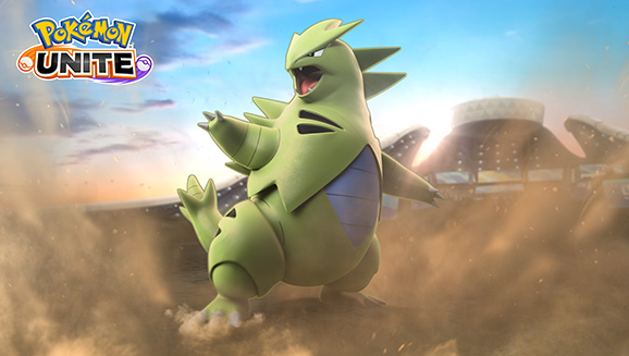 The Armor Pokémon Tyranitar Is Now Available in Pokémon UNITE