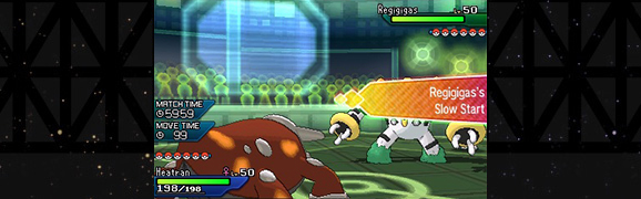 Pokemon regigigas vs heatran 6