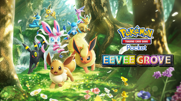 It’s a Cuteness Overload in Pokémon TCG Pocket’s Upcoming Eevee Grove Expansion
