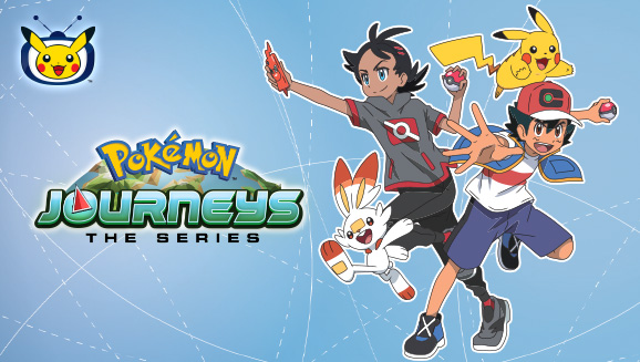 Adventure with Ash and Goh in Pokémon Journeys: The Series on Pokémon TV