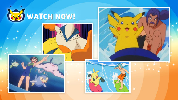 Ash and Pikachu Have Summertime Fun in Pokémon the Series Episodes on Pokémon TV