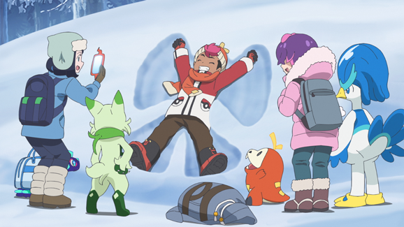 Roy and Fuecoco's First Snow!