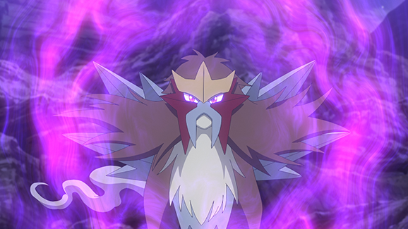 Entei's Fierce Battle Cry!