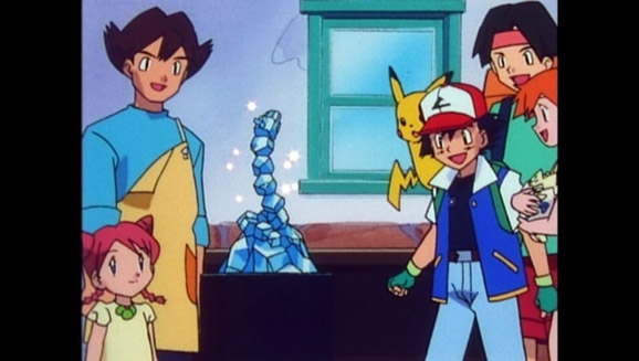 O Onix de Cristal  Assistir à TV Pokémon