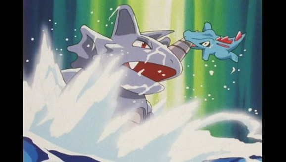 El Rhydon nadador