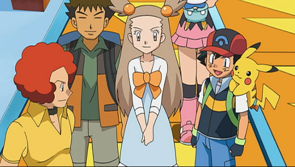 Quatre routes divergent dans un port Pokémon