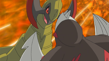 ¡Iris y Excadrill contra la Retadragones!