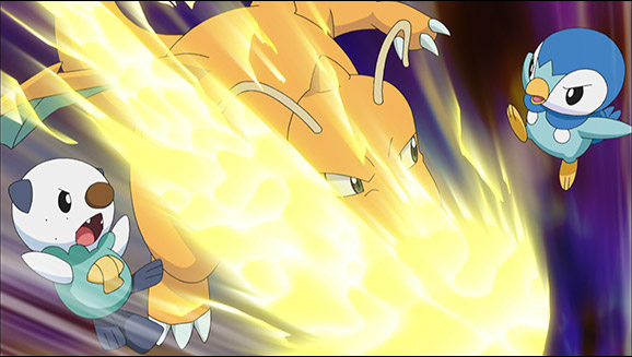 ¡Iris y el Dragonite travieso!