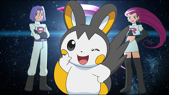 Emolga rejoint la Team Rocket !