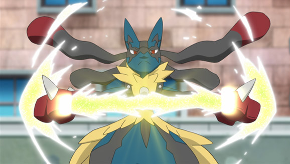 Pokemon Journeys Unleashes Ash's Lucario's Mega Evolution: Watch