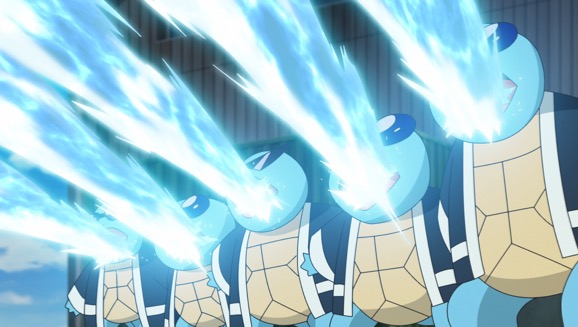 ¡El valor del Escuadrón de Bomberos Squirtle!